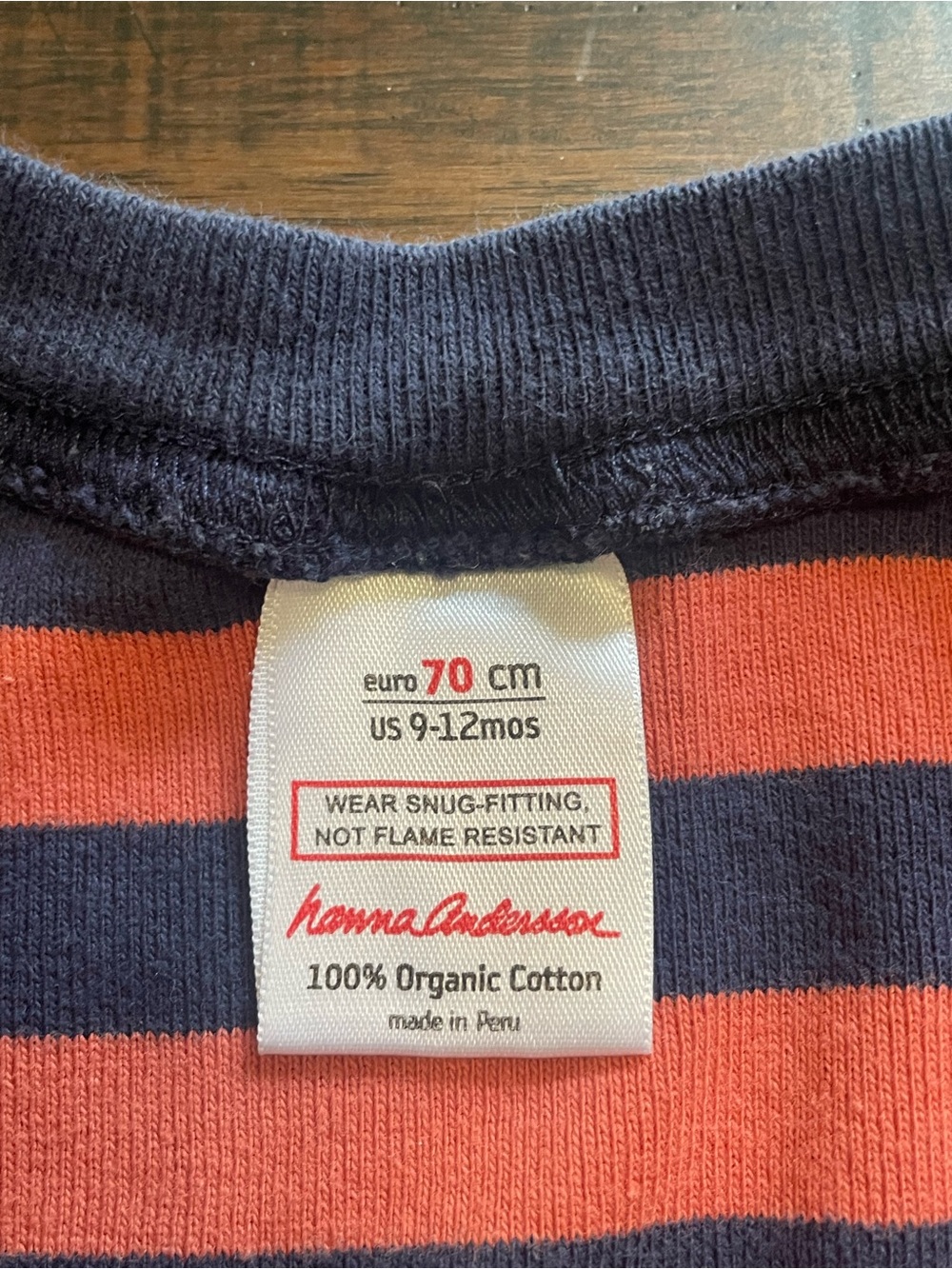 Hanna Andersson Bold Stripe Organic Cotton Zip Sleeper - Picture 10 of 11